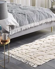 Matta SULUOVA Beige 80 x 150 cm Bomull_1178772
