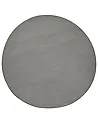 Rug VASCO Dark Grey ø 140 cm Wool