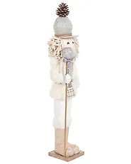 Koristesetti 2 kpl ALANIEMI 52/79 cm Pähkinänsärkijä Beige_1156618