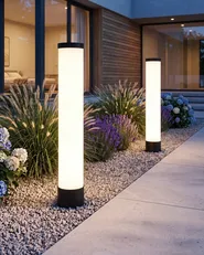 Outdoor LED Bollard Lamp MANOL Black_1103941