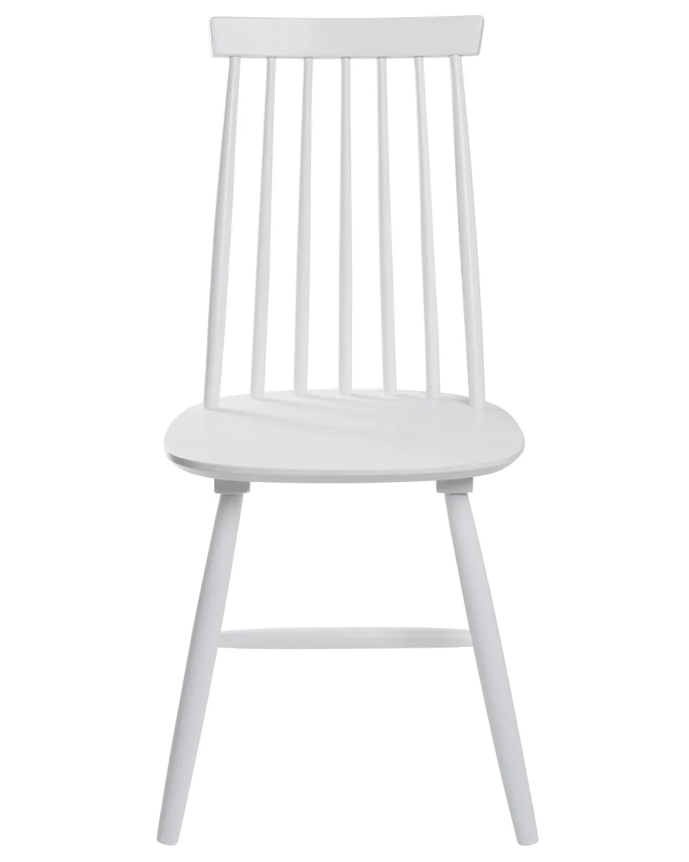 Set of 2 Dining Chairs BURBANK Wood White_714141