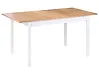 Jatkettava ruokapöytä HOUSTON Vaaleanruskea/valkoinen 120/150 cm 90 cm Mänty