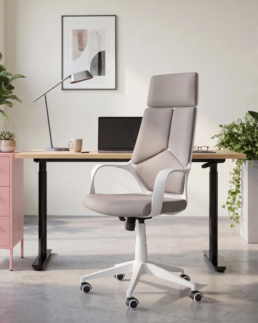 Office Chair DELIGHT II Taupe