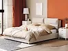 Sänky säilytystilalla BATILLY Sametti Vaaleanbeige 180 x 200 cm
