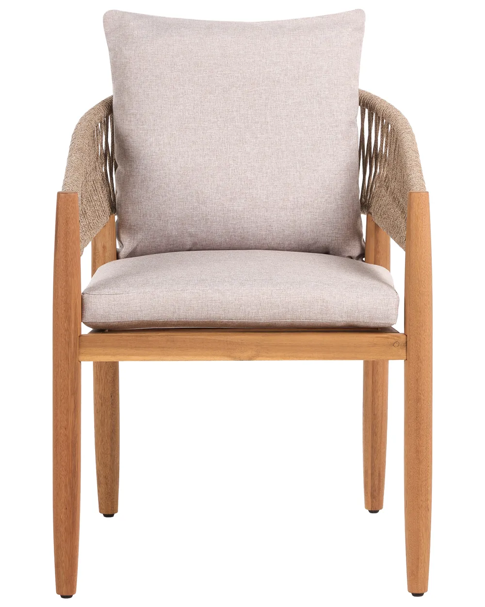 Set of 2 Garden Chairs MARZAMEMI Acacia Wood Light Grey_1124961