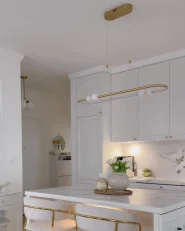 LED-pendellampa FEALE Metall Guld_994865
