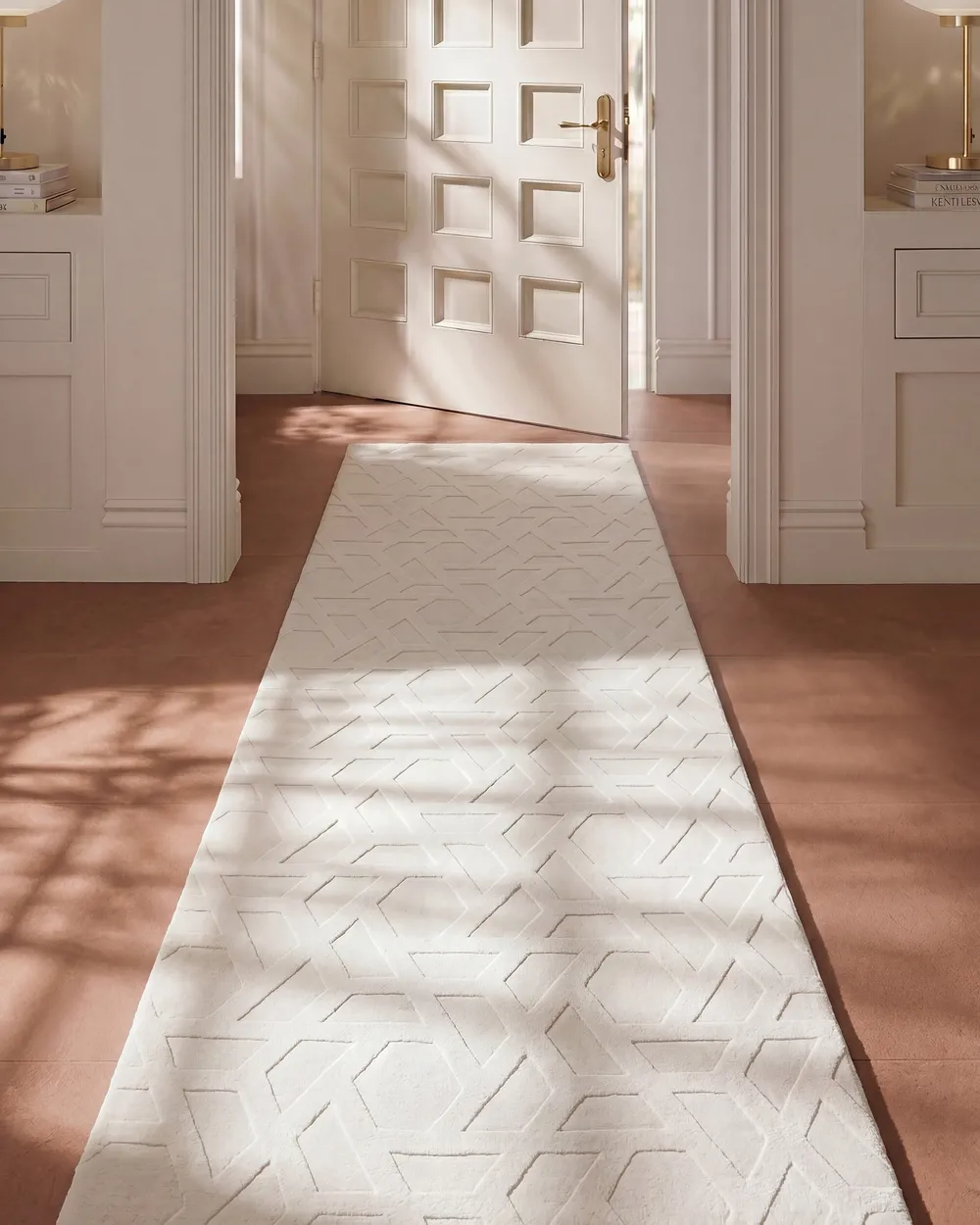 Rug ANTERO Off-White 80 x 300 cm