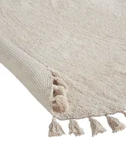 Rug MITSOBI Beige ø 120 cm Cotton_1065177