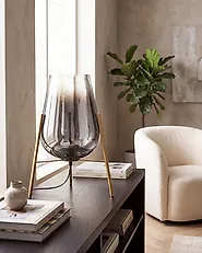 Table Lamp MENA Metal Gold_1178534