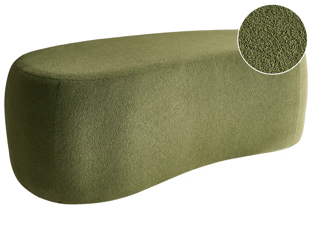 Pouffe BAYARD Boucle Green