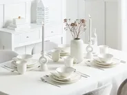 Set med 16 matserviser ELDERBERRY Porslin Vit_957204