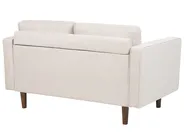 Sofa 2 Seater NURMO Fabric Light Beige_896137