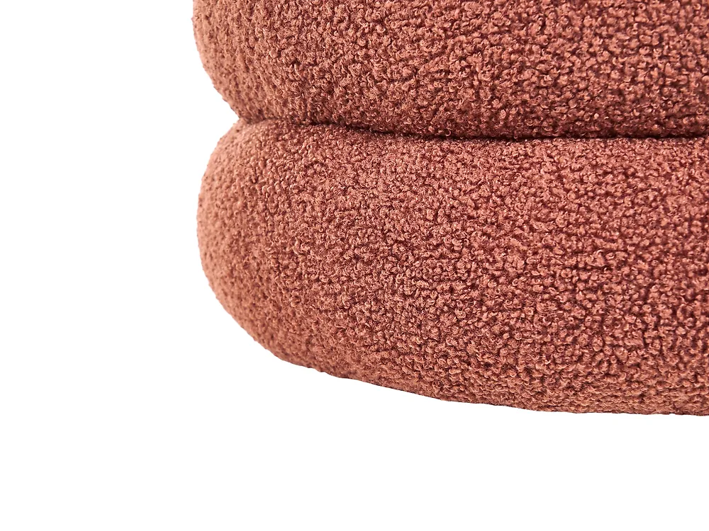 Pouffe SUMPTER Boucle Golden Brown_1176554