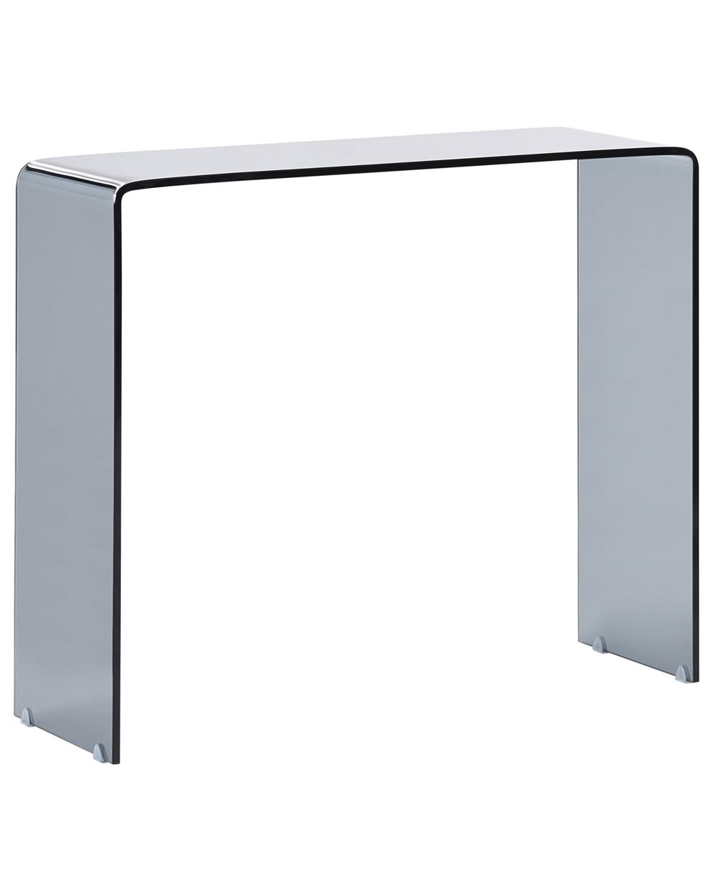 Konsollbord KENDALL Herdet glass Svart