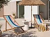Set med 2 ersättningstyger för solstol ANZIO/AVELLINO 113 x 44 cm Flerfärgad