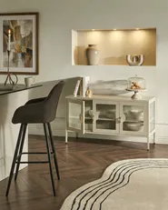 3 Door Sideboard GLEORA Metal Light Beige_1046234