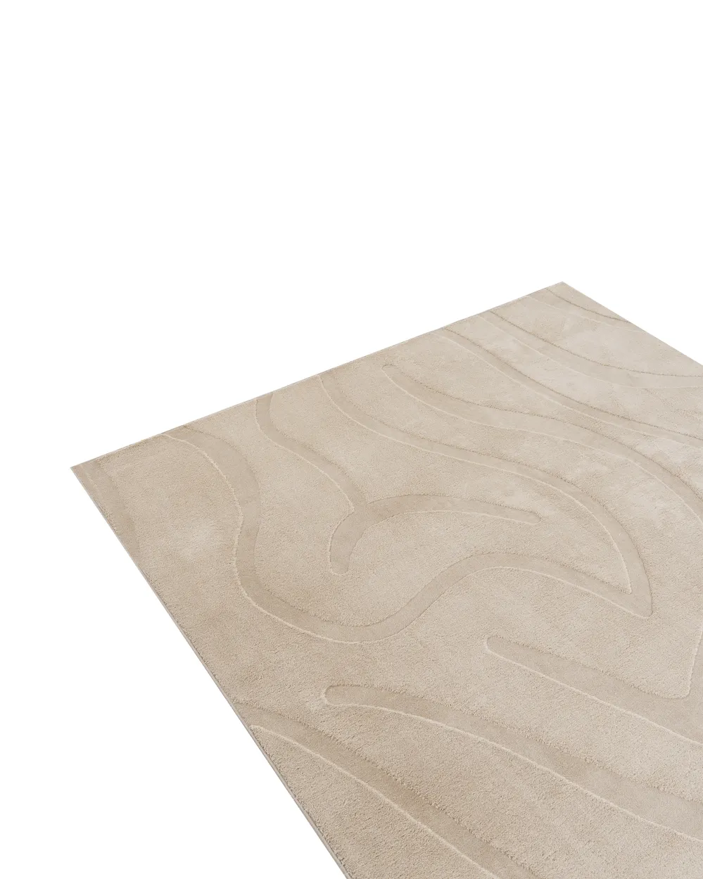 Matta SELVORI Beige 160 x 160 cm_1124453