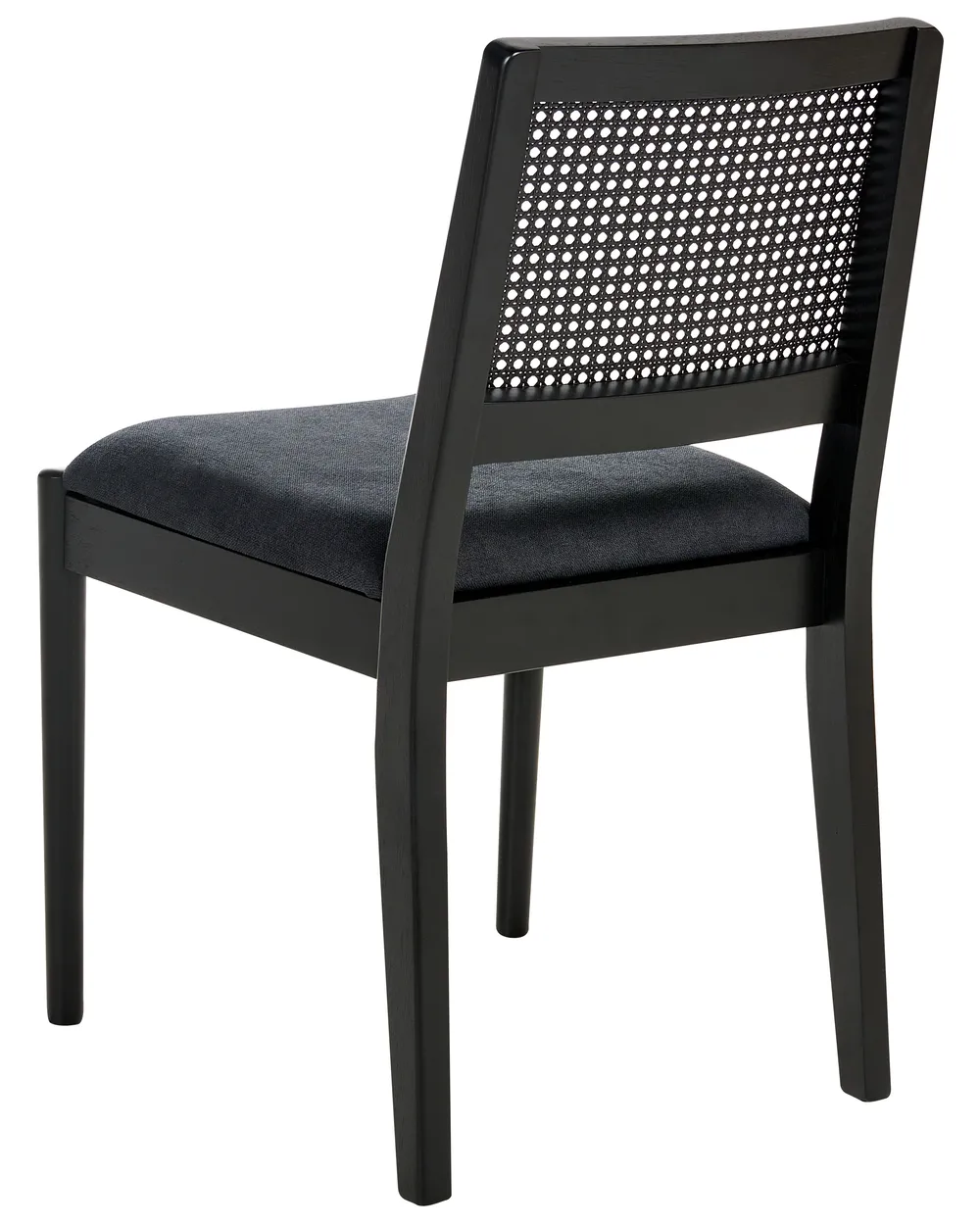 Set med 2 matstolar TAMARAC Trä Svart_1013779