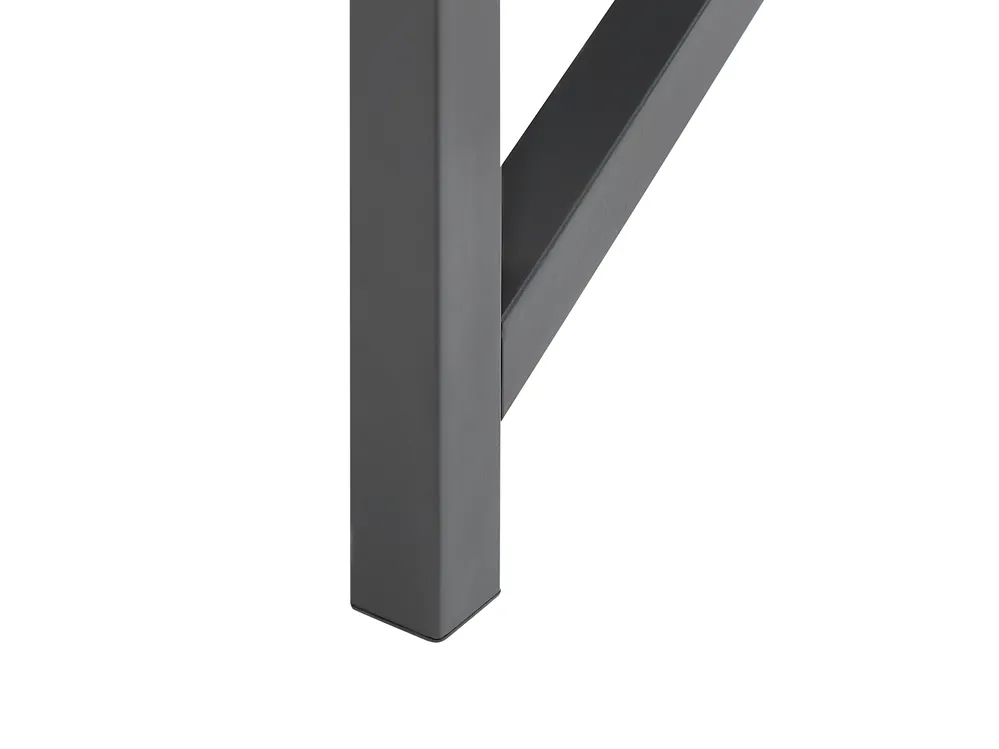 Skrivbord MORITON 117 cm 57 cm med förvaring Svart_782274