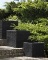 Plant Pot PAROS 40 cm Black