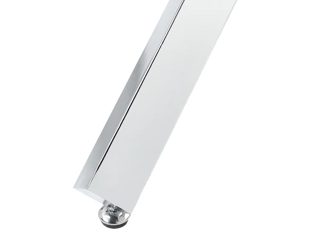 Ruokapöytä BUTLER Hopea 110 cm 110 cm Karkaistu lasi_850654
