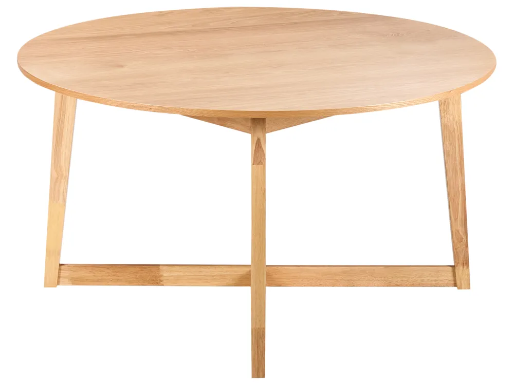 Dining Table WAIPORI Light Oak 140 cm 140 cm_1019979
