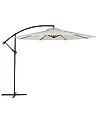 Riippuva aurinkovarjo 300 cm RAVENNA Vaaleanbeige