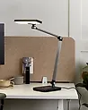 LED-skrivebordslampe LACERTA med trådløs lader Metall Svart