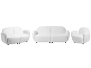 Living Room Set 6 Seater JULE Boucle Off-White_1145688