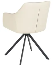 Set of 2 Dining Chairs LITHIA Fabric Taupe_947944