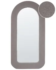 Wall Mirror CERVON 60 cm 120 cm Boucle Taupe_914822