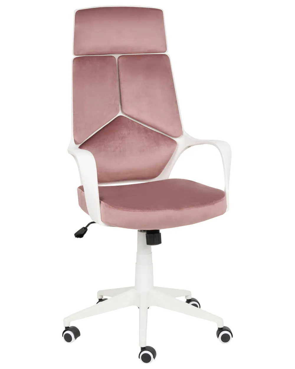 Office Chair DELIGHT Velvet Pastel Pink