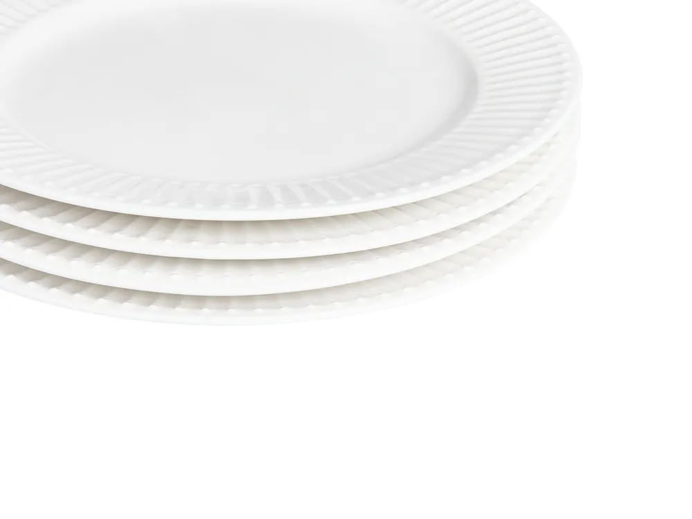 Set of 16 Dinnerware COWSLIP Porcelain White_957305