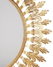 Wall Mirror VOREY 60 cm 60 cm Metal Gold_704630