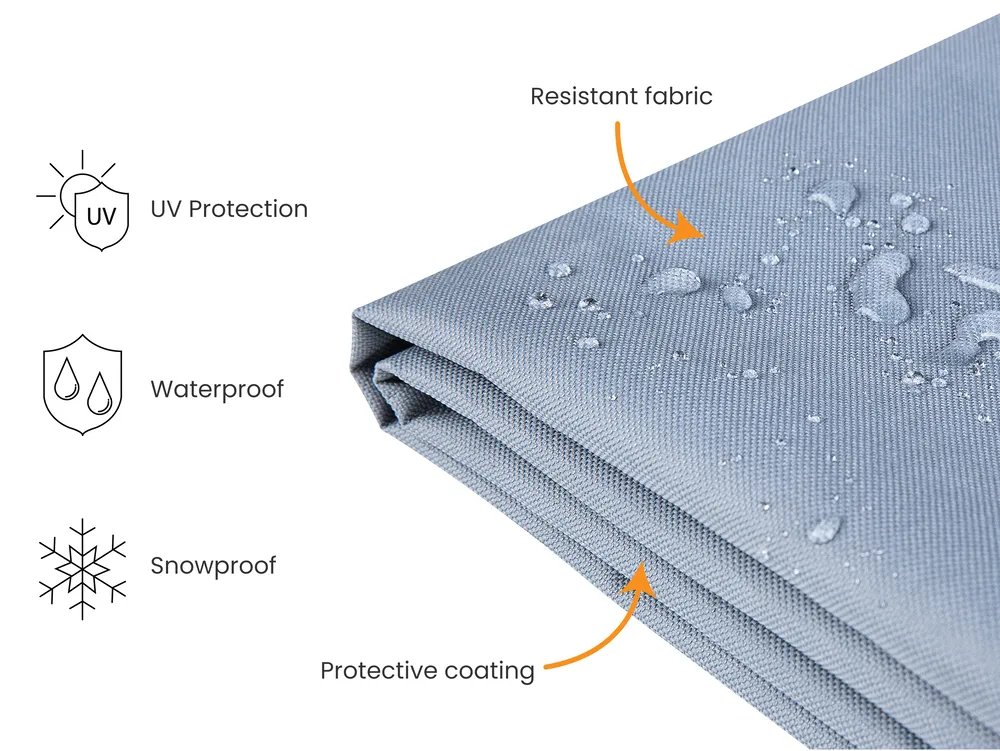 Rain Cover CHUVA 210 cm 45 cm 45 cm Grey_929787