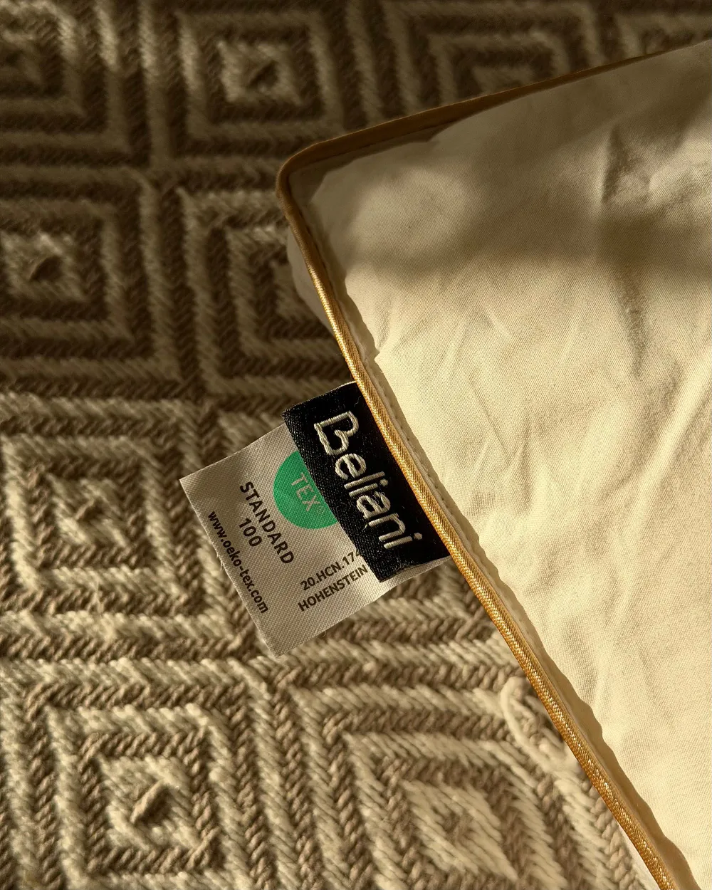 3-Chamber Bed Pillow ETNA Low 50 x 60 cm Duck Feathers and Down White_1177722