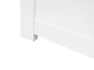 Säng med förvaringslådor utan huvudgavel BRUX Vit 140 x 200 cm_1021423