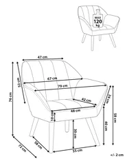 Armchair TORUD Fabric Green_1012187
