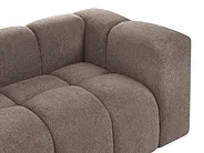 Sofagruppe 5-seters ANTOLA Bouclé Gråbrun_1161711