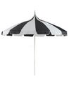 Market Parasol 245 cm MINOA Black/ White