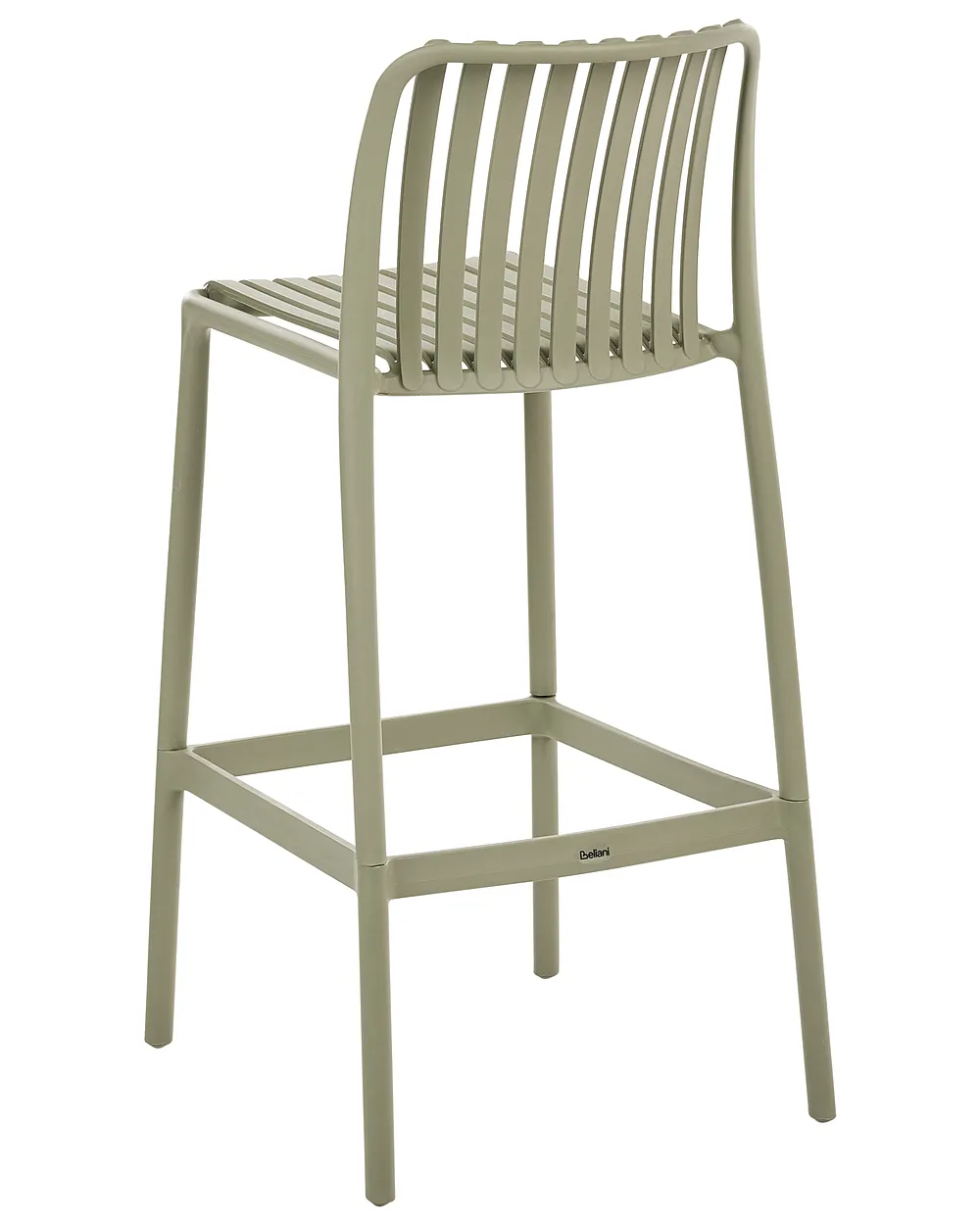 Set of 2 Bar Chairs ARICCIA Synthetic Material Green_1149264