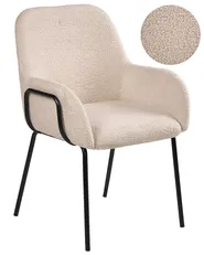 Dining Chair ALGONA Boucle Light Beige_1050159