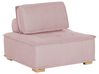 1-Seat Section TIBRO Fabric Pink