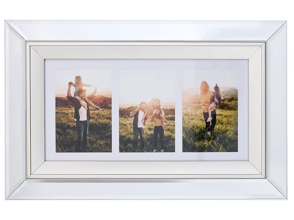Frame for 3 Photos MAKENI Silver