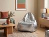 Bean Bag 200 L DROP 63 cm 75 cm Silver