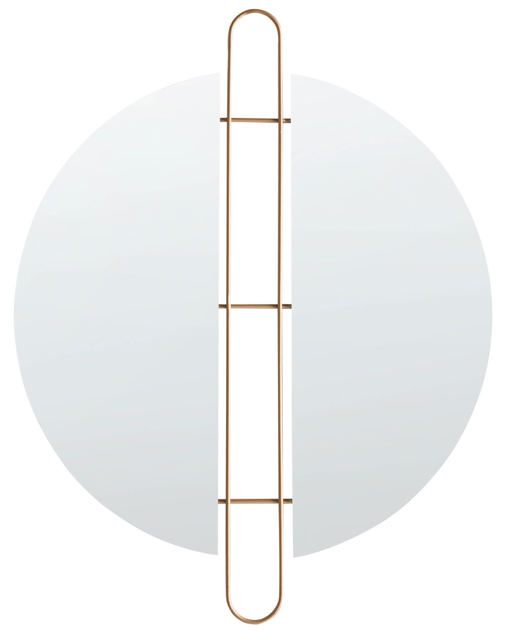 Wall Mirror ATTIN 52 cm 65 cm Gold