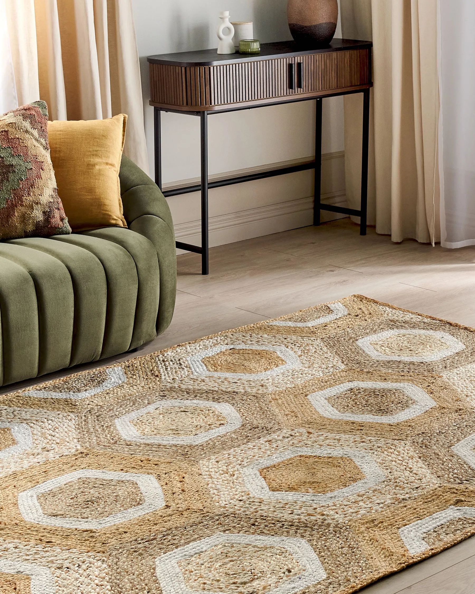 Matta BASOREN Beige 160 x 230 cm Jute_886310