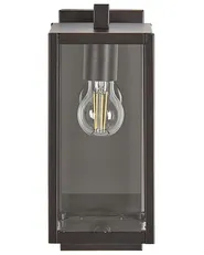 Outdoor Wall Light MEGGET with Motion Sensor Black_870480