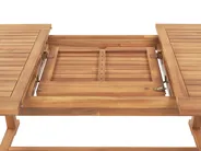 Garden Dining Set 6 Seater JAVA Acacia Wood Light Brown_802479