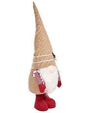 Sett med 2 juledekorasjoner KLAUKKALA 60-90/100-146 cm Nisse Flerfarget_1174141